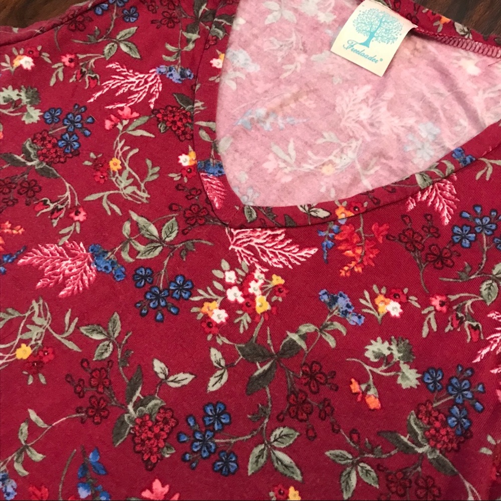 ModCloth Floral Knit Long Tank - Picture 2 of 2